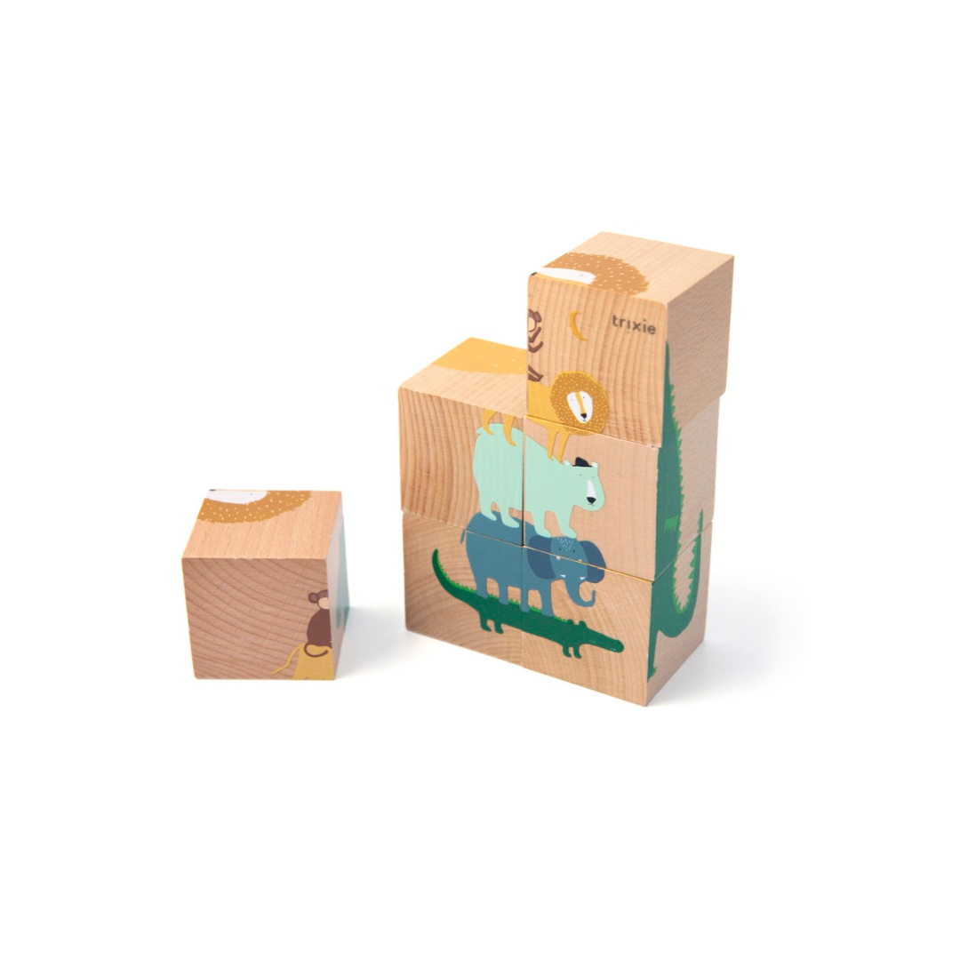 Wooden Puzzle Blocks