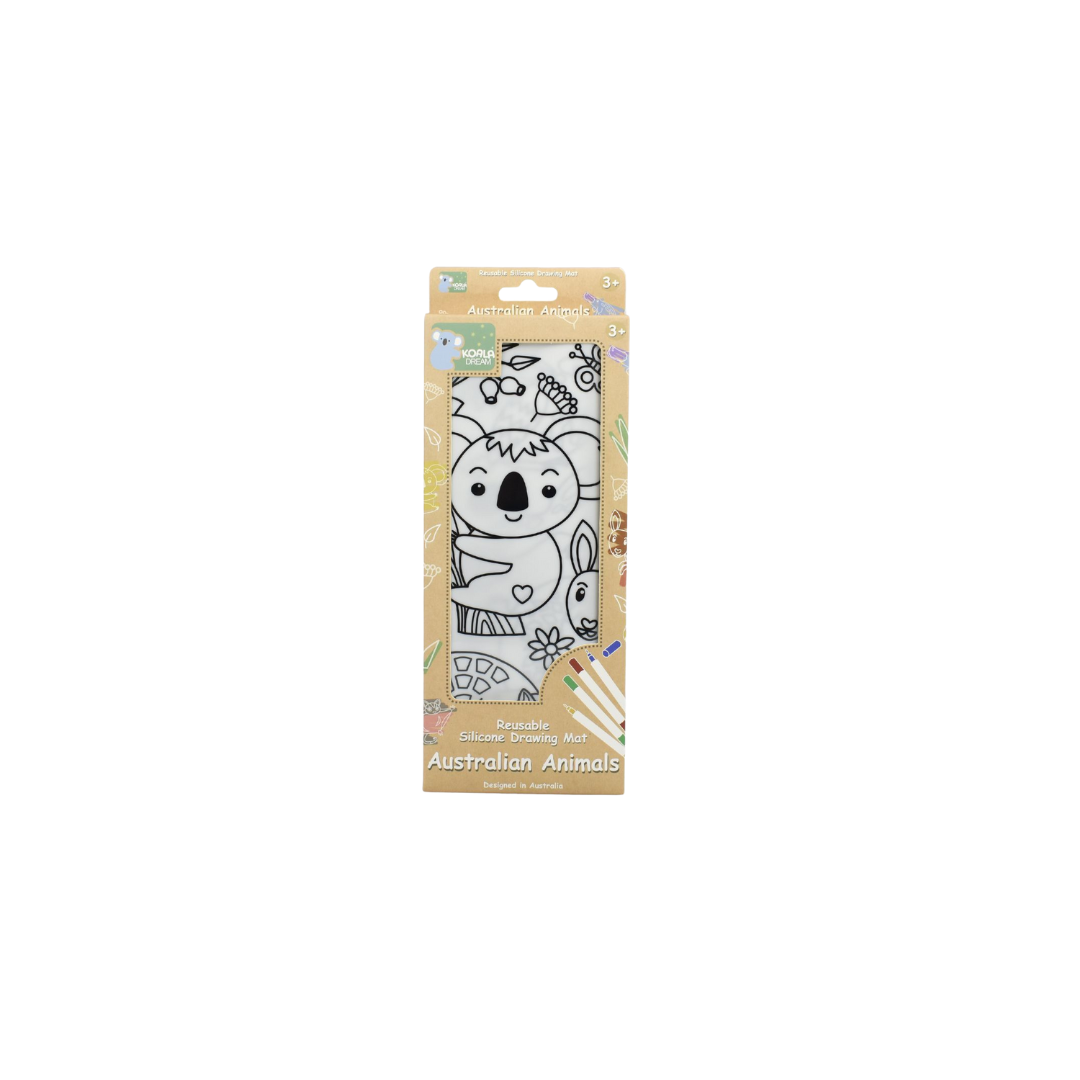 Reusable Silicone Drawing Mat - Australian Animals