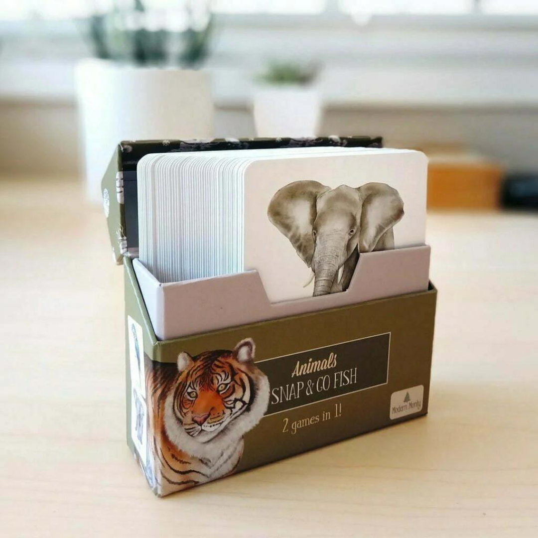 Snap & Go Fish Cards - Animals