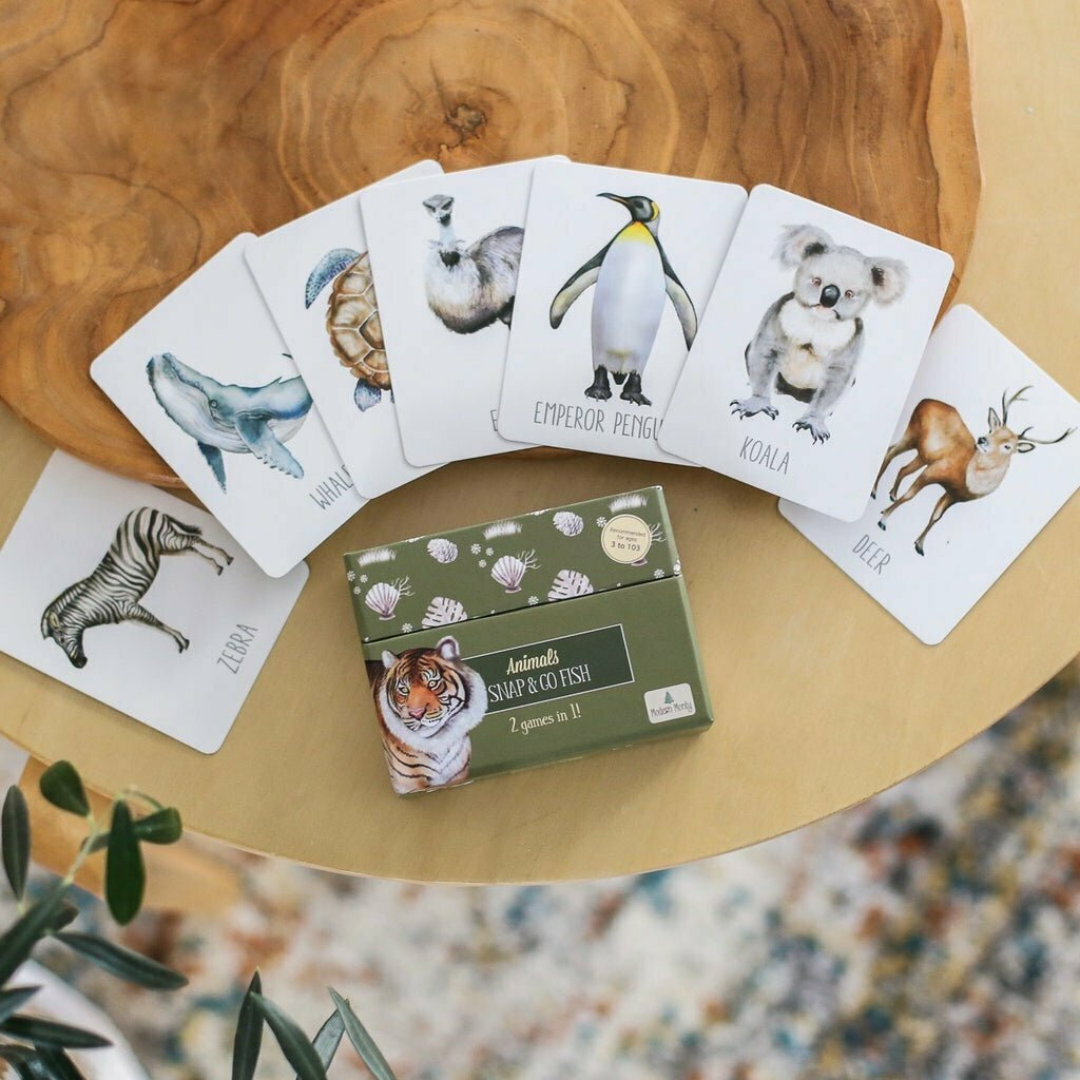 Snap & Go Fish Cards - Animals
