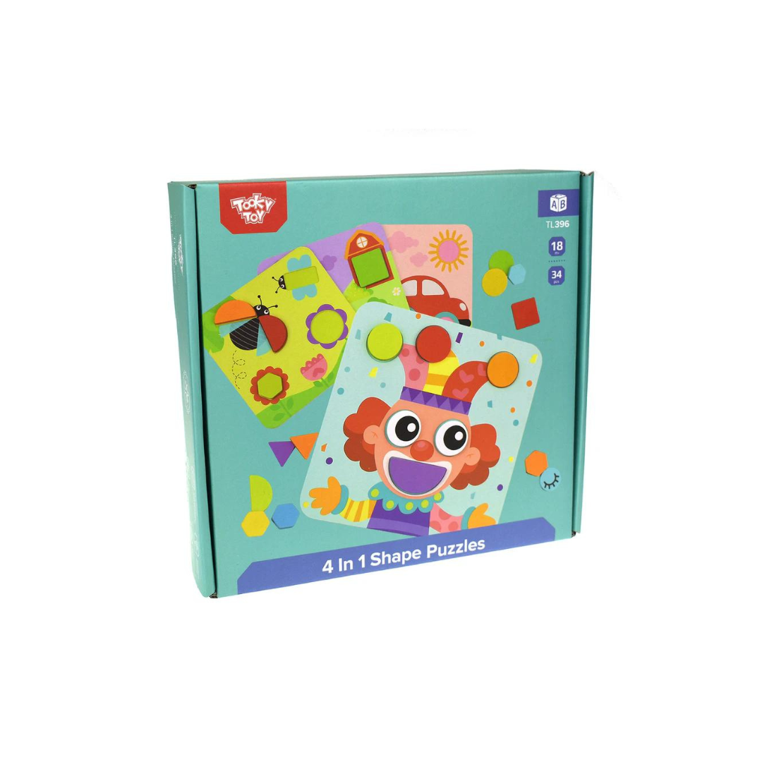 4-in-1 Shape Puzzles