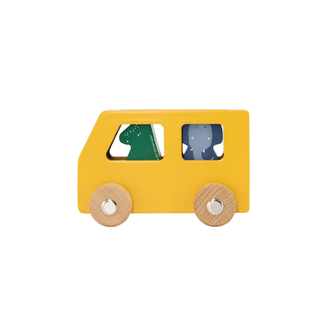 Wooden Animal Car Set