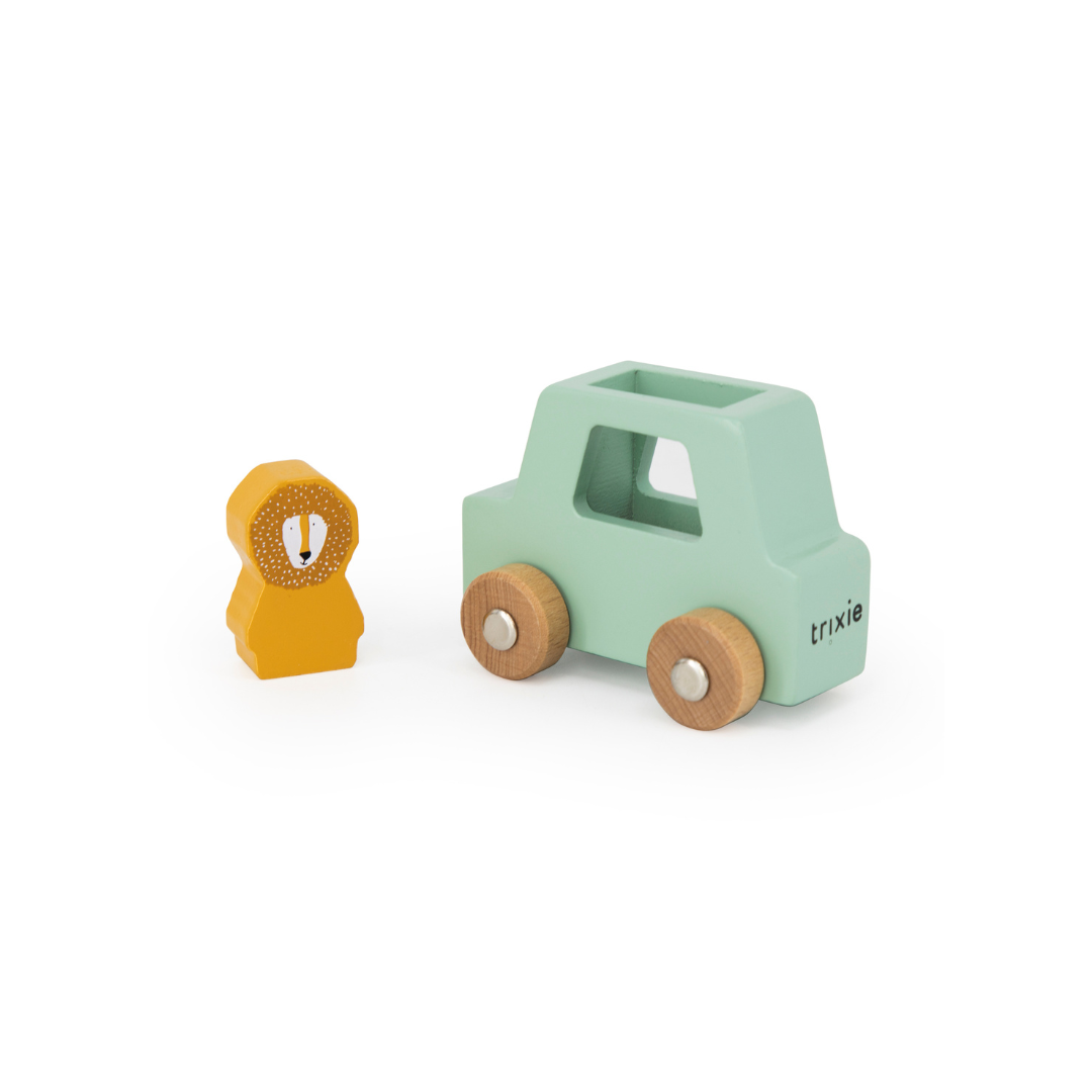 Wooden Animal Car Set