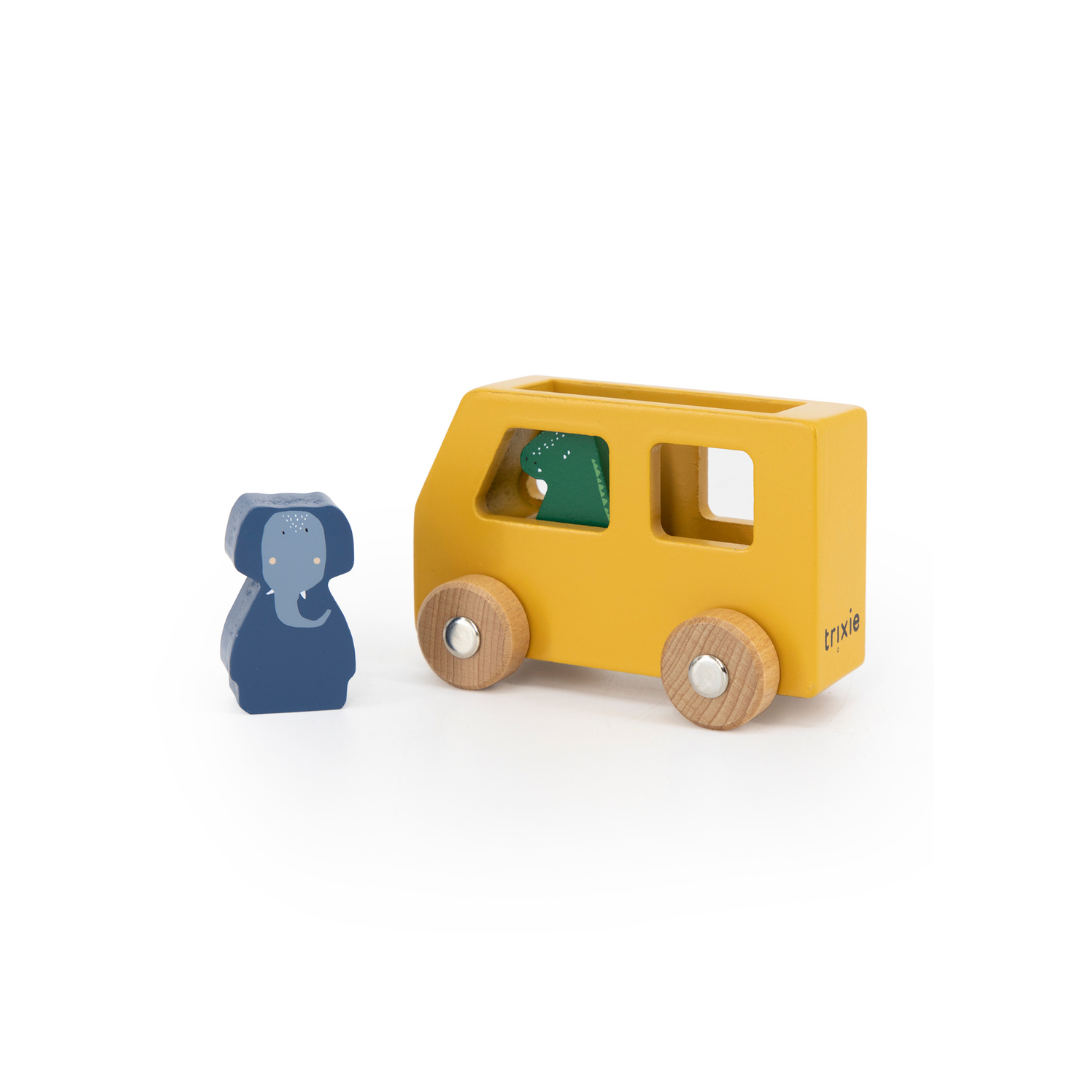 Wooden Animal Car Set