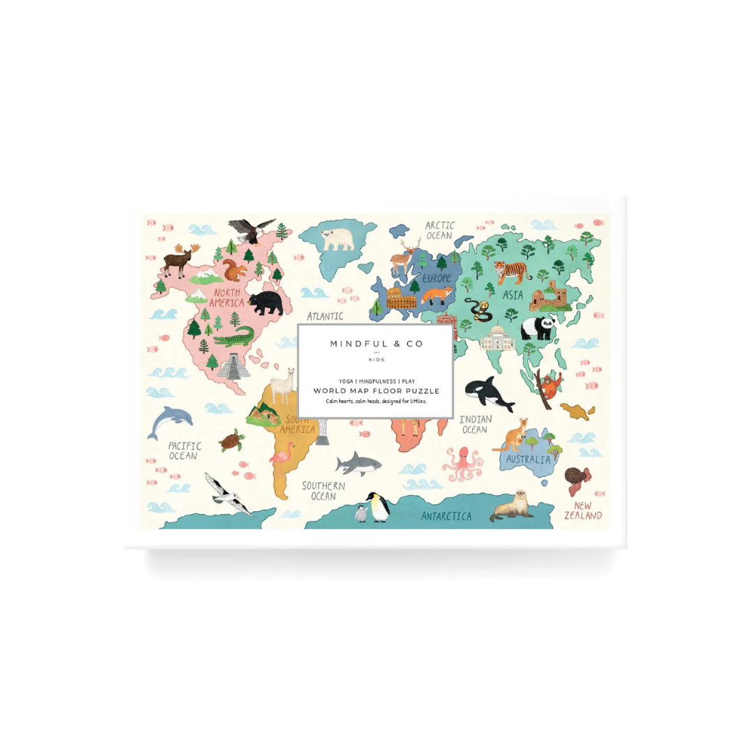 World Map Floor Puzzle